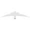 Ekena Millwork Alberta Architectural Grade PVC Gable Bracket, 60"W x 12 1/2"H x 2"D x 4"F, 5/12 Pitch GBP060X13X0204ALB00 - alternate 3